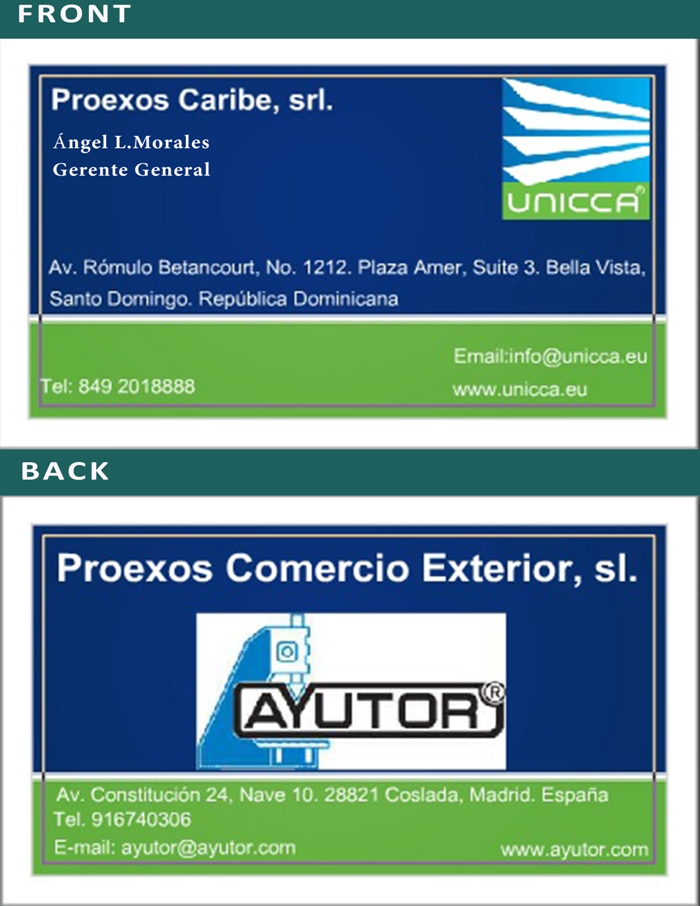 Business Card Design by dacke011 for Proexos Caribe, srl. | Design #2758585