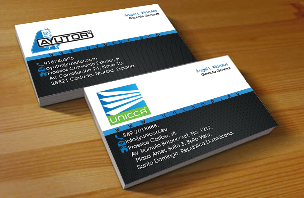 Business Card Design by Hardcore Design for Proexos Caribe, srl. | Design #2798210