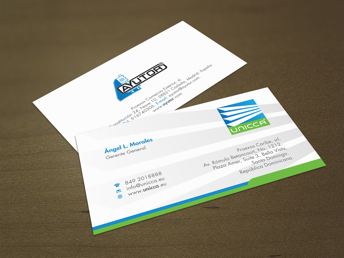 Business Card Design by asimali for Proexos Caribe, srl. | Design #2763749