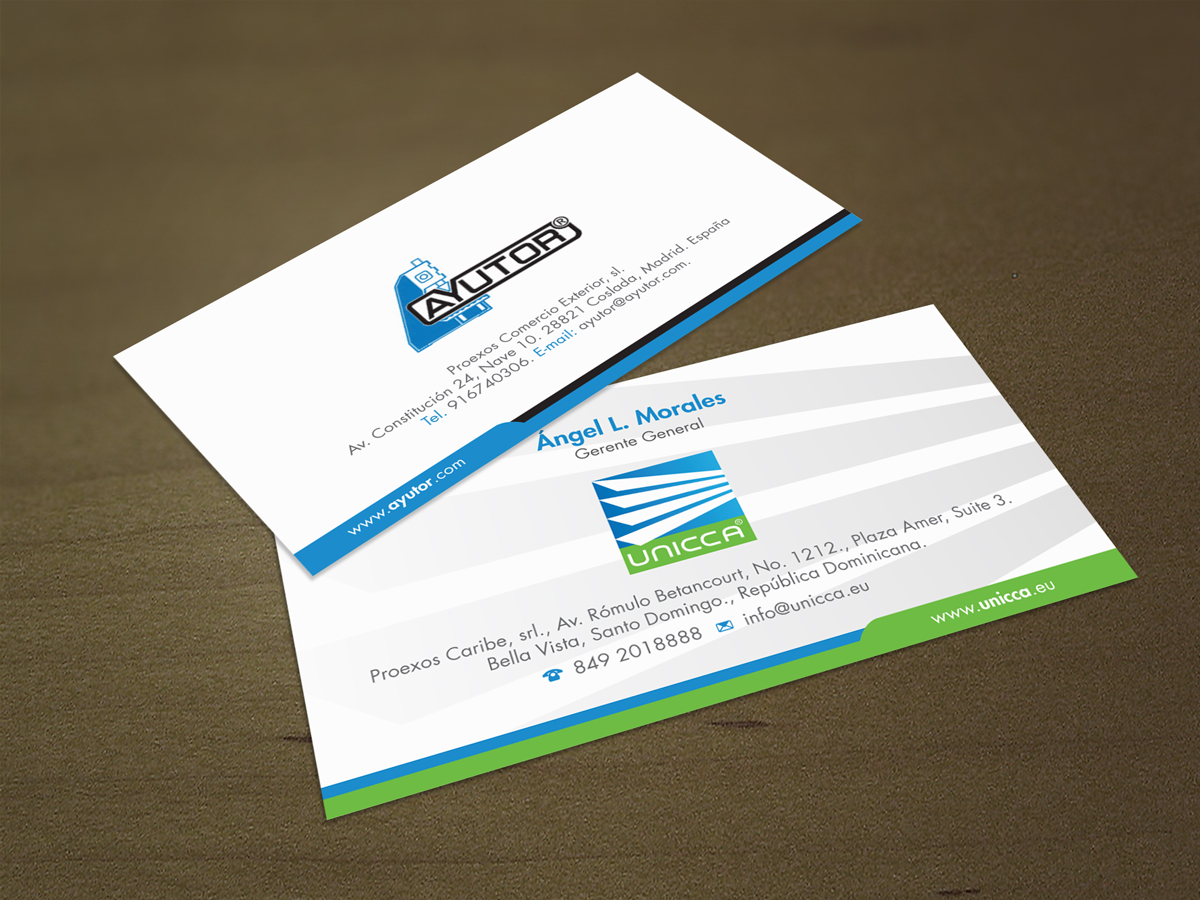 Business Card Design by asimali for Proexos Caribe, srl. | Design #2763773