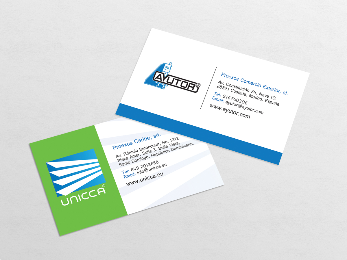 Business Card Design by diRtY.EMM for Proexos Caribe, srl. | Design #2747130