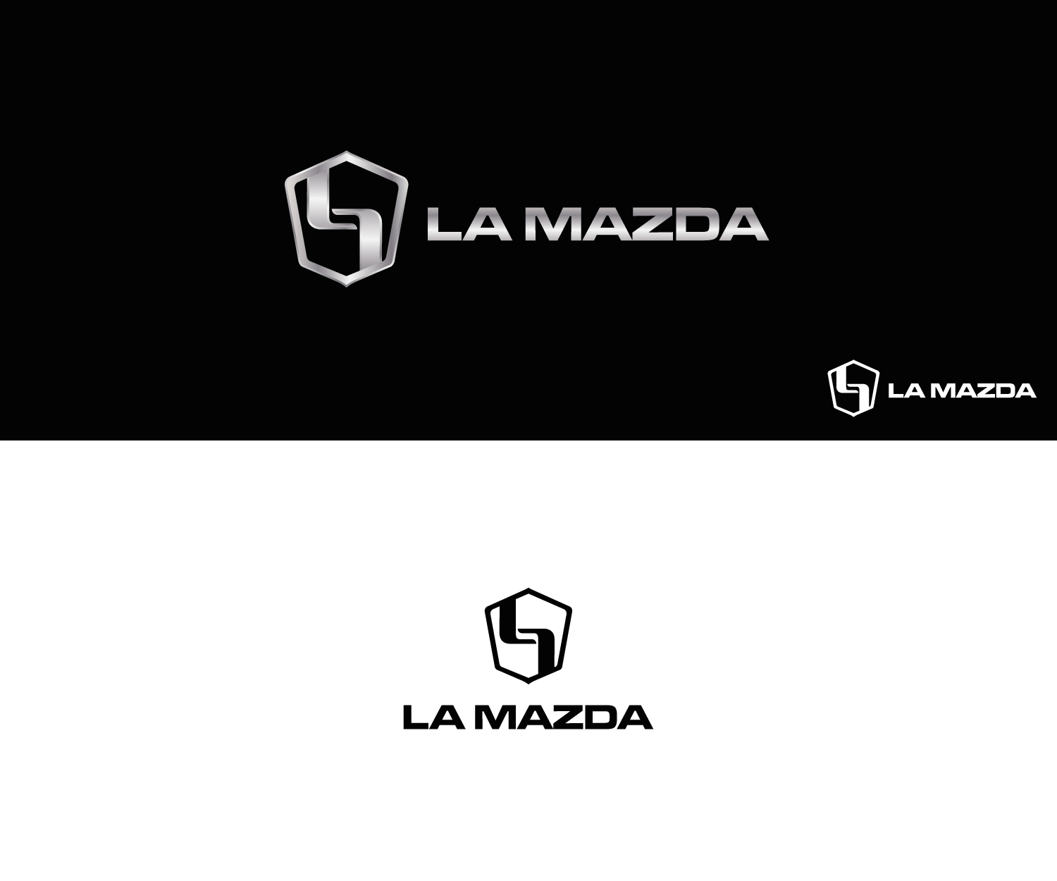 Logo Design by FLoc! Studio for LA Mazda | Design #17794692