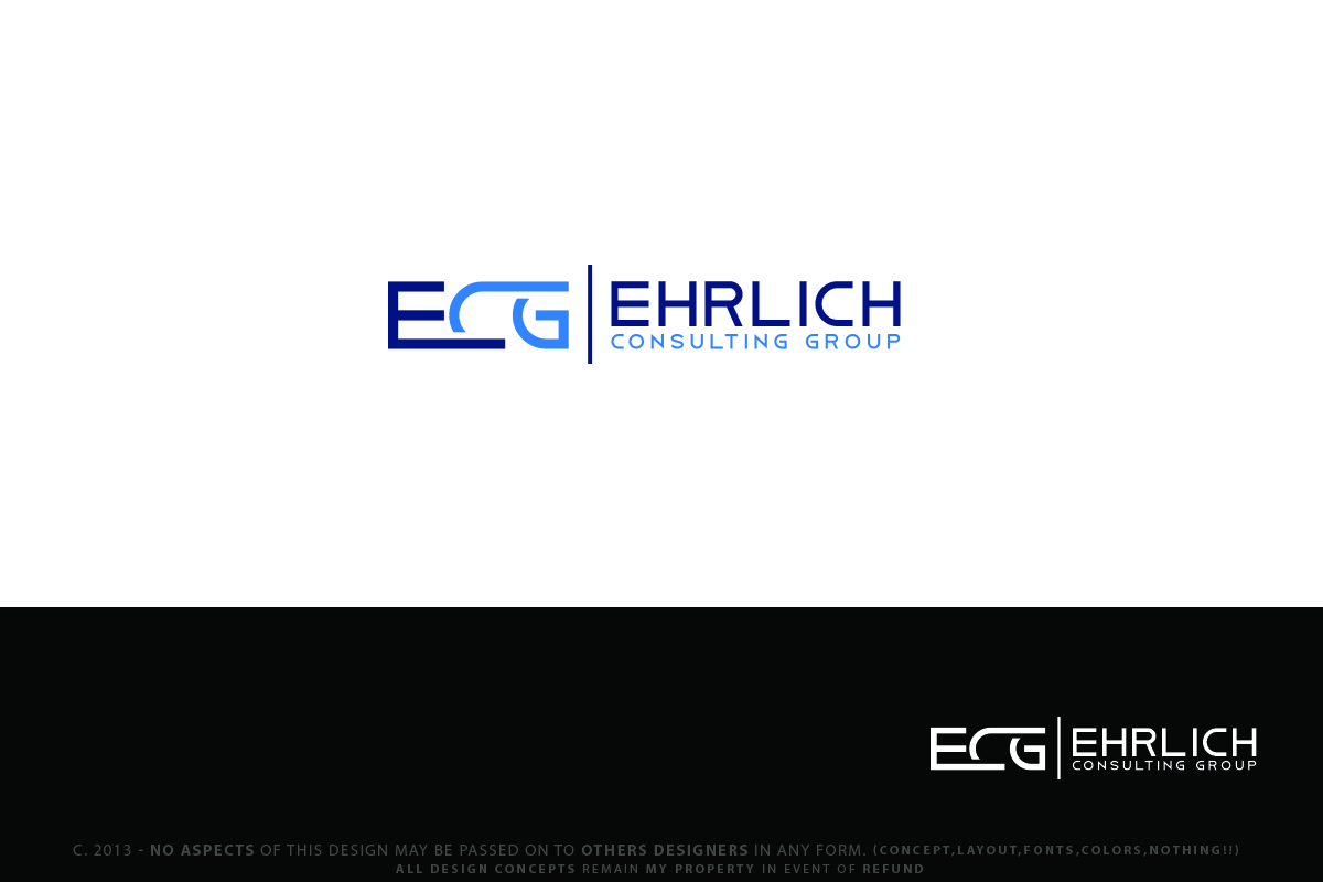 Logo and Business Card Design by Senseless for Ehrlich Consulting Group, Inc | Design #2890273