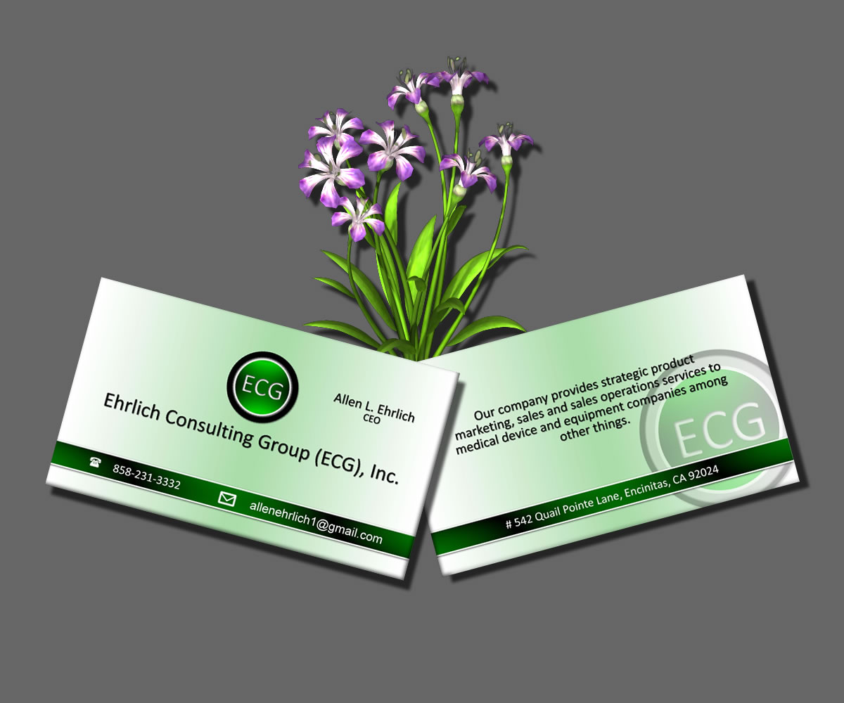 Logo and Business Card Design by NU CONCEPT for Ehrlich Consulting Group, Inc | Design #2931961