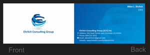 Logo and Business Card Design by Mandar Bhalekar for Ehrlich Consulting Group, Inc | Design: #2978328