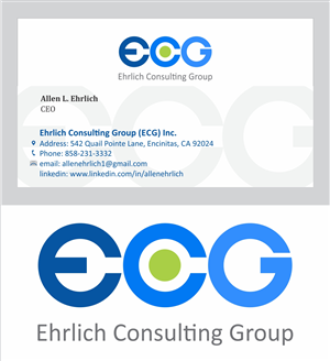 Logo and Business Card Design by Mandar Bhalekar for Ehrlich Consulting Group, Inc | Design: #2978336