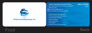 Logo and Business Card Design by Mandar Bhalekar for Ehrlich Consulting Group, Inc | Design: #2981473