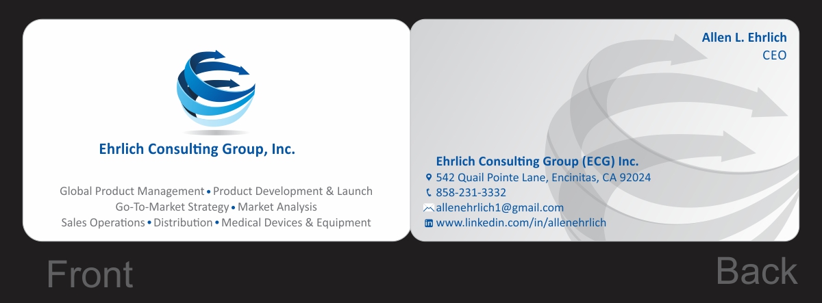 Logo and Business Card Design by Mandar Bhalekar for Ehrlich Consulting Group, Inc | Design #2981474