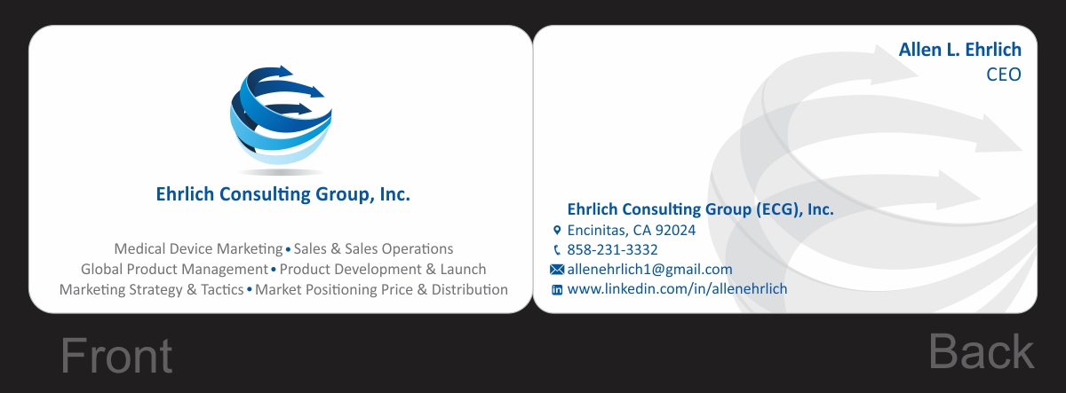Logo and Business Card Design by Mandar Bhalekar for Ehrlich Consulting Group, Inc | Design #2986812