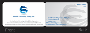 Logo and Business Card Design by Mandar Bhalekar for Ehrlich Consulting Group, Inc | Design: #2988936