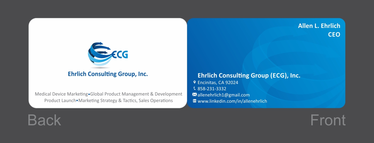 Logo and Business Card Design by Mandar Bhalekar for Ehrlich Consulting Group, Inc | Design #3022115