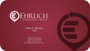 Ehrlich Consulting Group (ECG), Inc or ECG, Inc. | Logo and Business Card Design by laceymosleyy