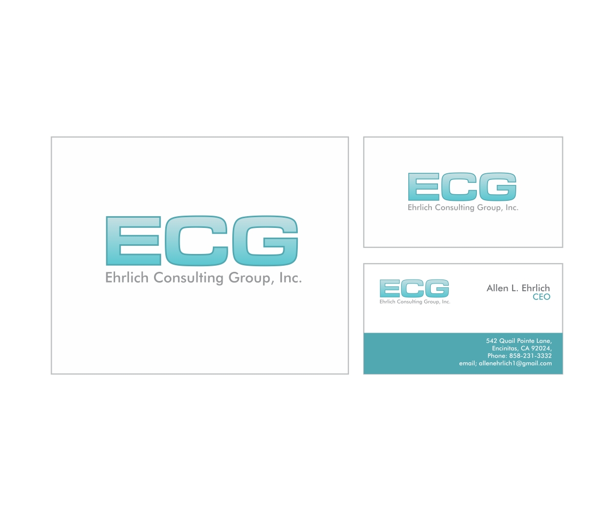 Logo and Business Card Design by Sergio Medina for Ehrlich Consulting Group, Inc | Design #2914844