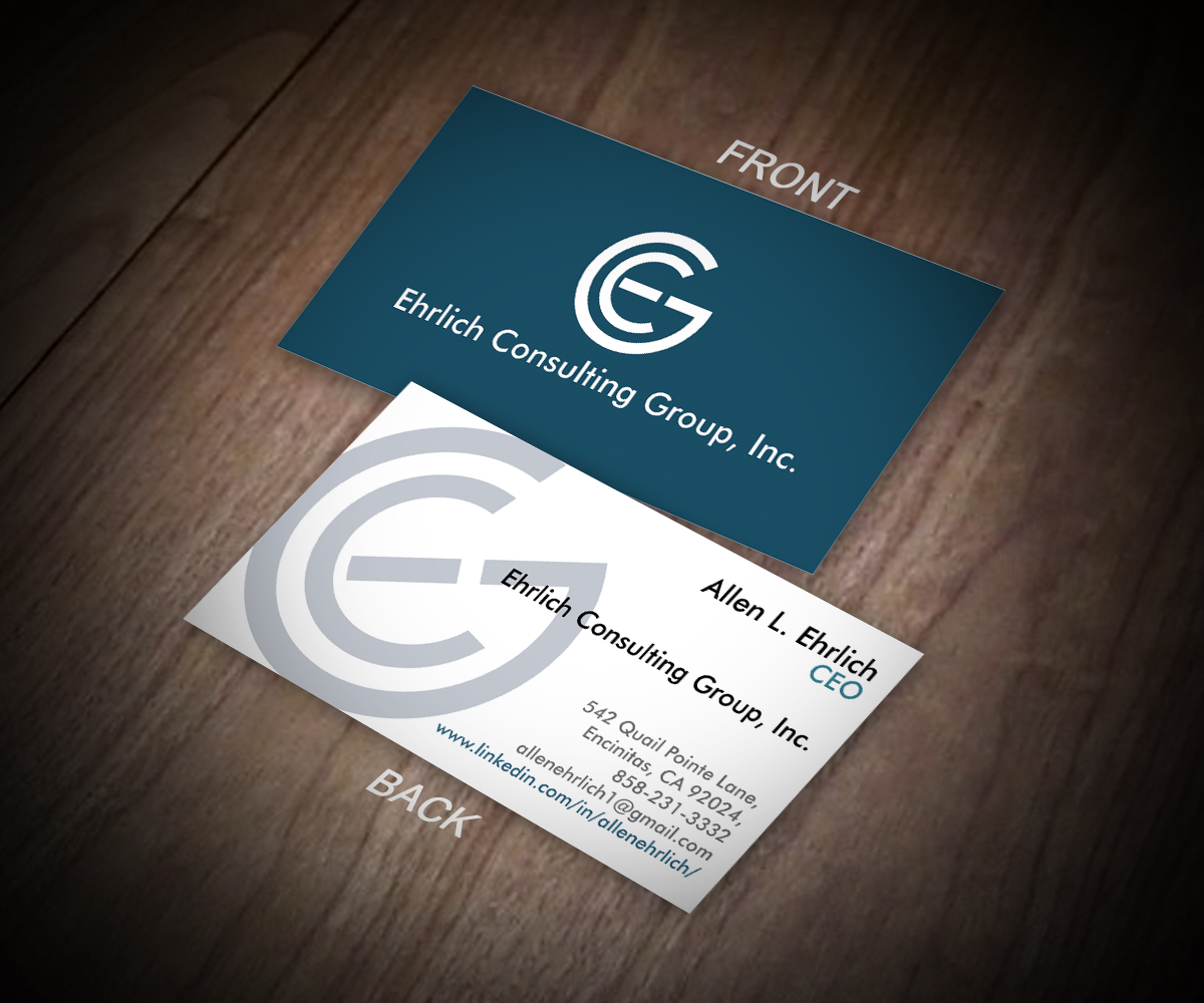 Logo and Business Card Design by Sergio Medina for Ehrlich Consulting Group, Inc | Design #2929430