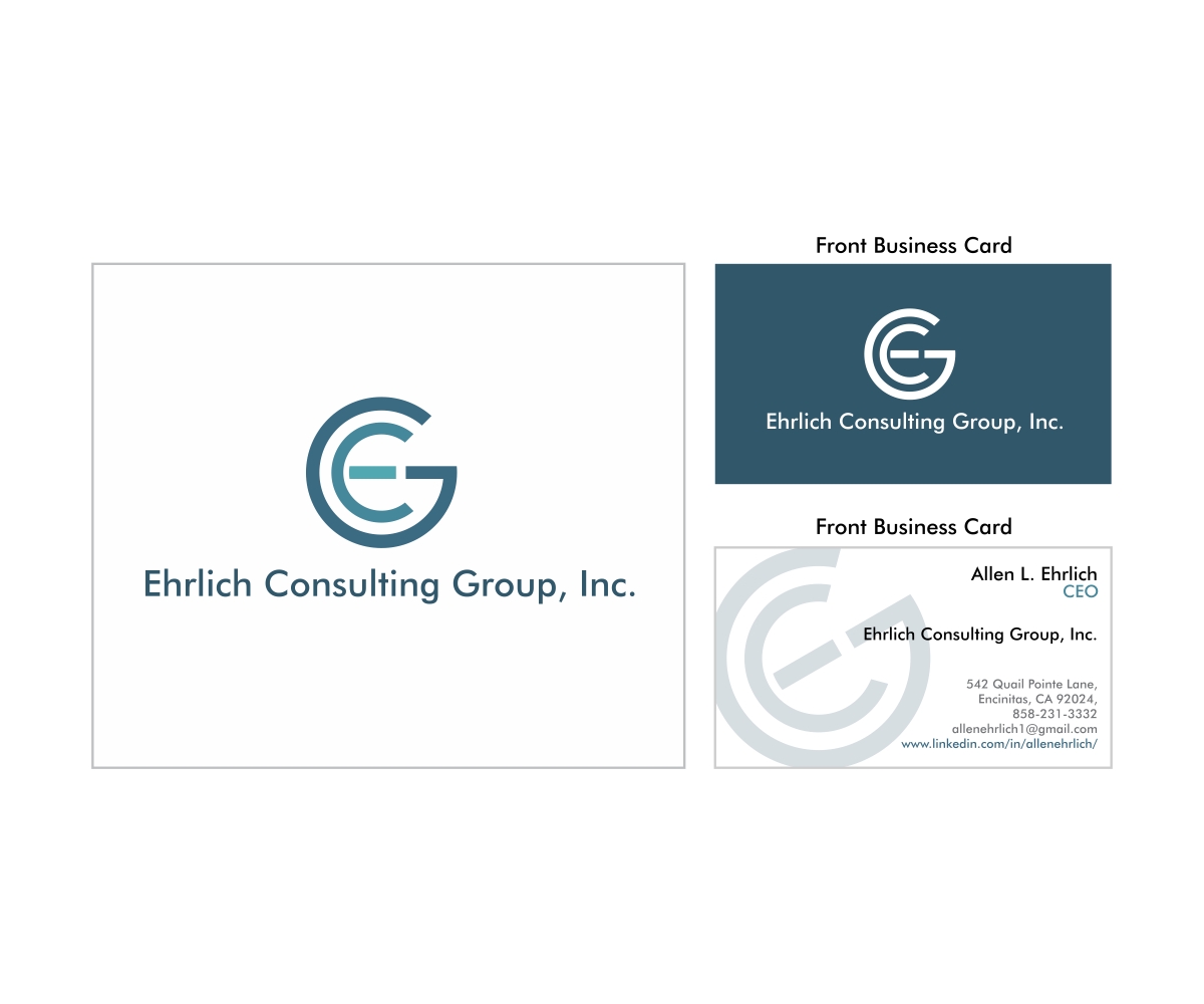 Logo and Business Card Design by Sergio Medina for Ehrlich Consulting Group, Inc | Design #2929433