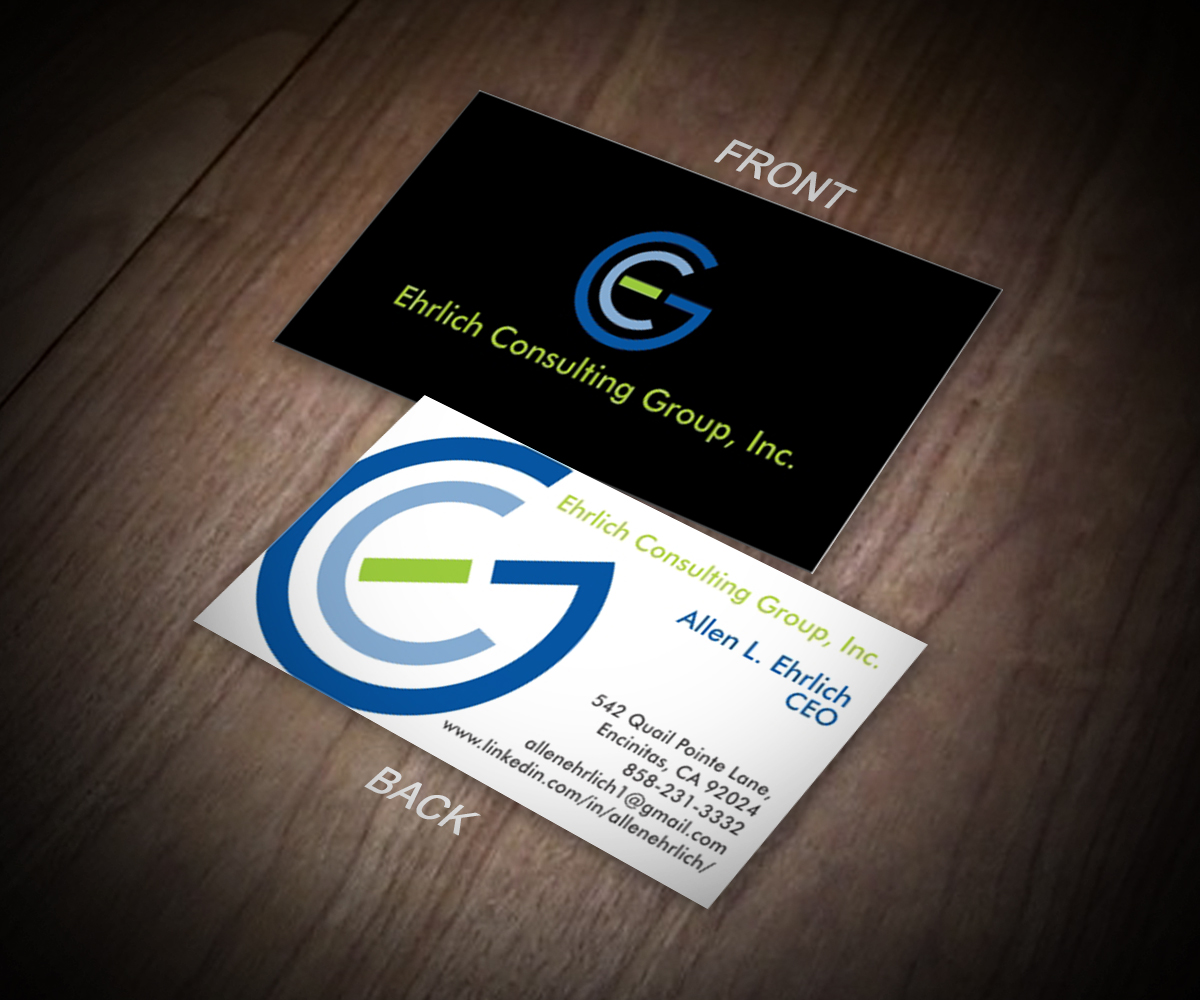 Logo and Business Card Design by Sergio Medina for Ehrlich Consulting Group, Inc | Design #2969479
