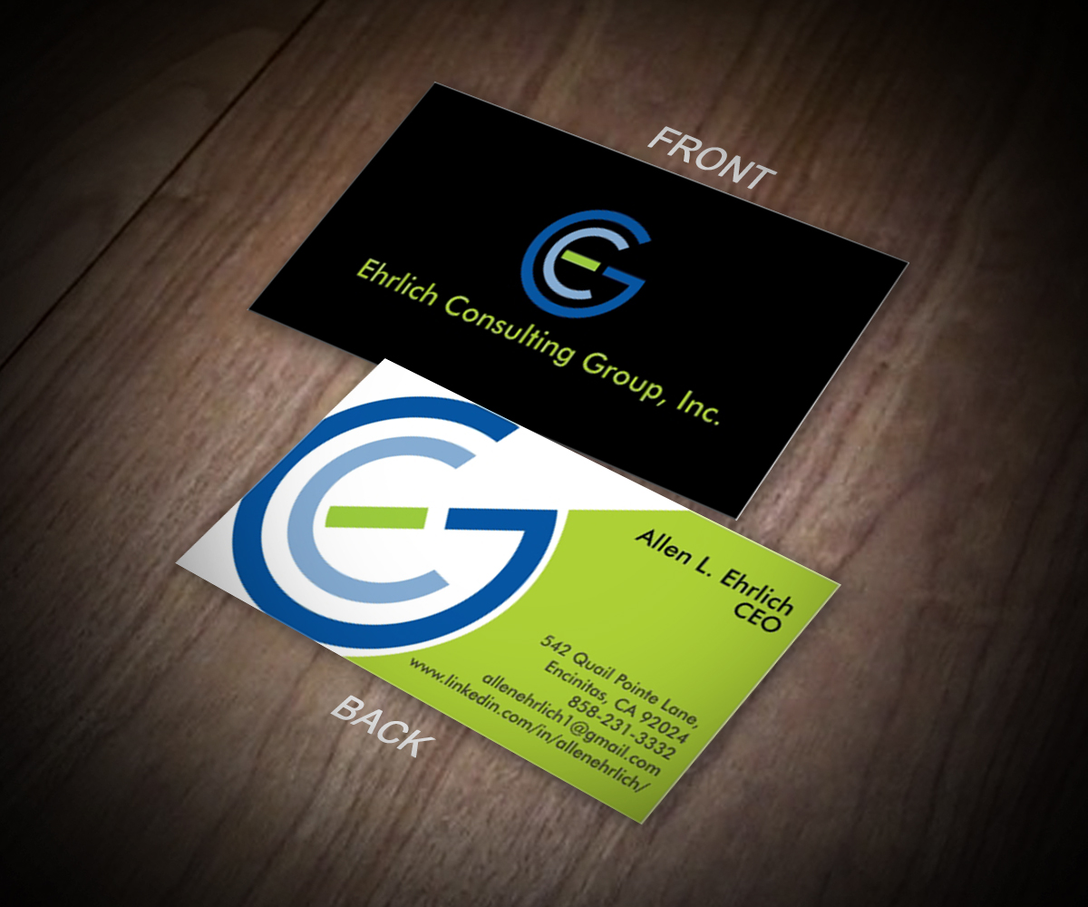 Logo and Business Card Design by Sergio Medina for Ehrlich Consulting Group, Inc | Design #2969482