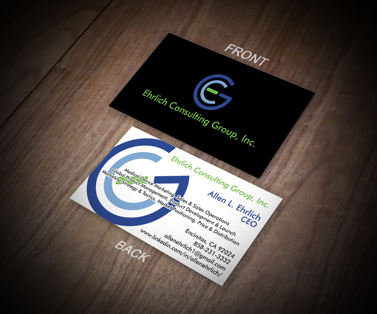 Logo and Business Card Design by Sergio Medina for Ehrlich Consulting Group, Inc | Design #2997602
