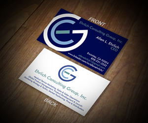Ehrlich Consulting Group (ECG), Inc or ECG, Inc. | Logo and Business Card Design by Sergio Medina