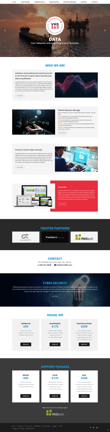 Web-Design von pb für VMS365  | Design #17749177
