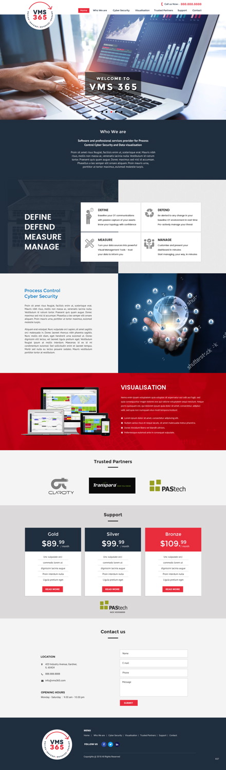 Web Design by pb for VMS365  | Design #17861297