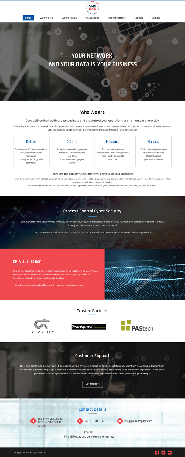 Web-Design von Sujit Banerjee für VMS365  | Design #17789577