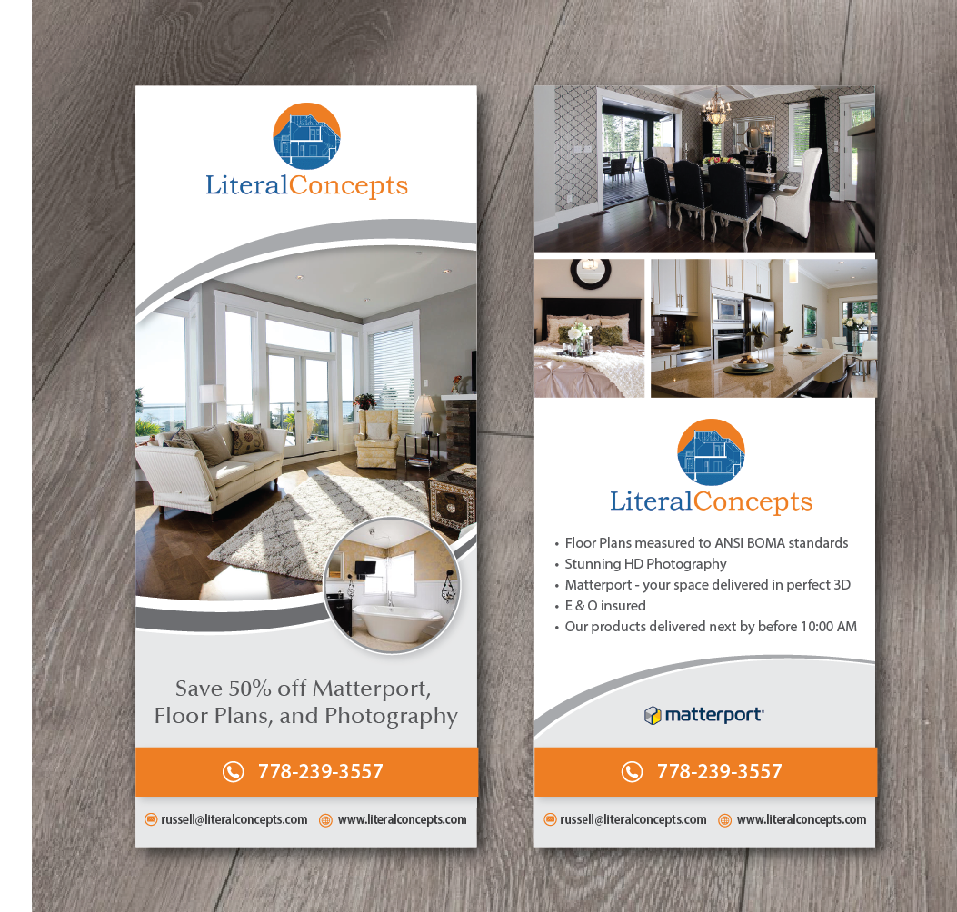 Brochure Design by alex989 for Literal Concepts | Design #17728886