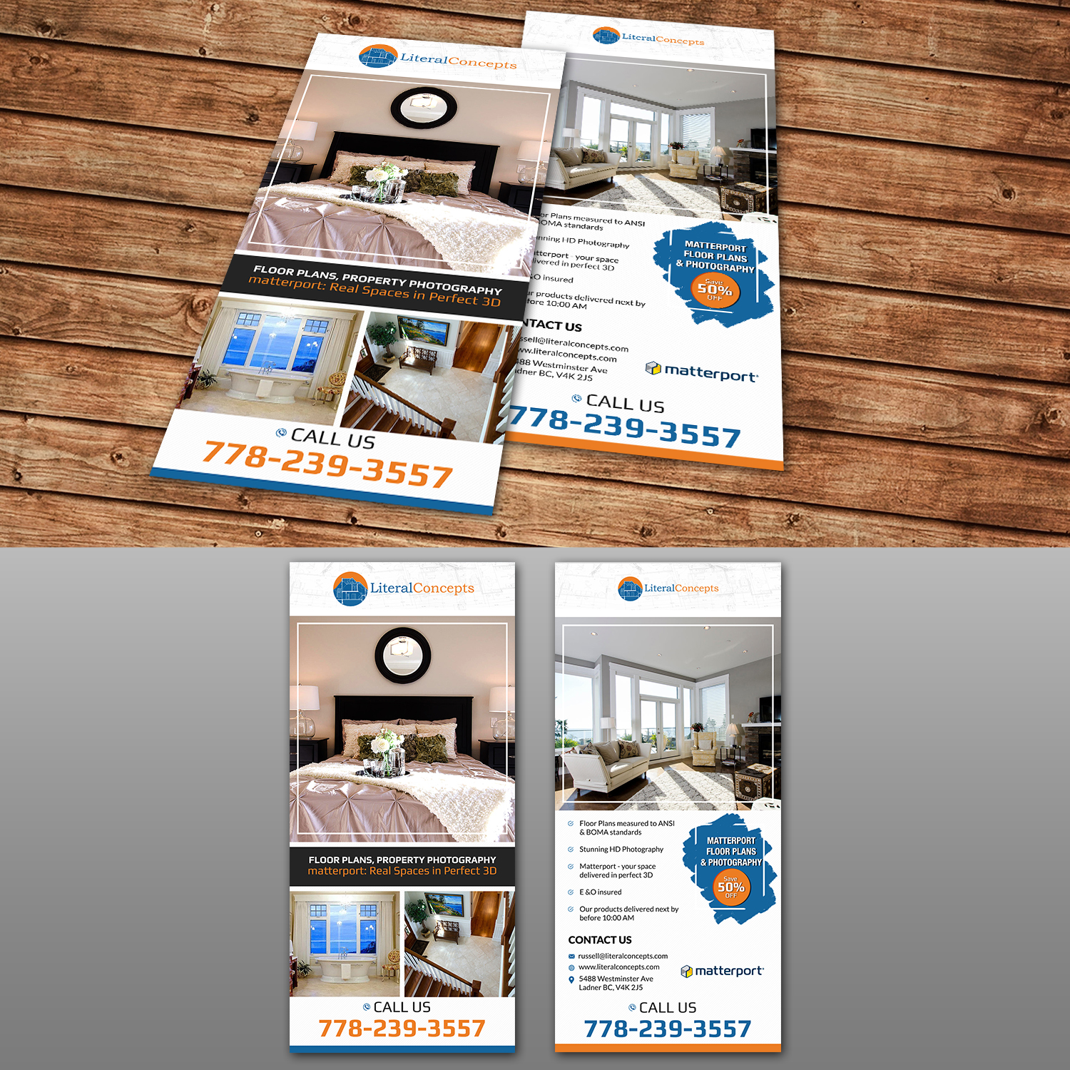 Broschüren-Design von debdesign für Literal Concepts | Design #17724822
