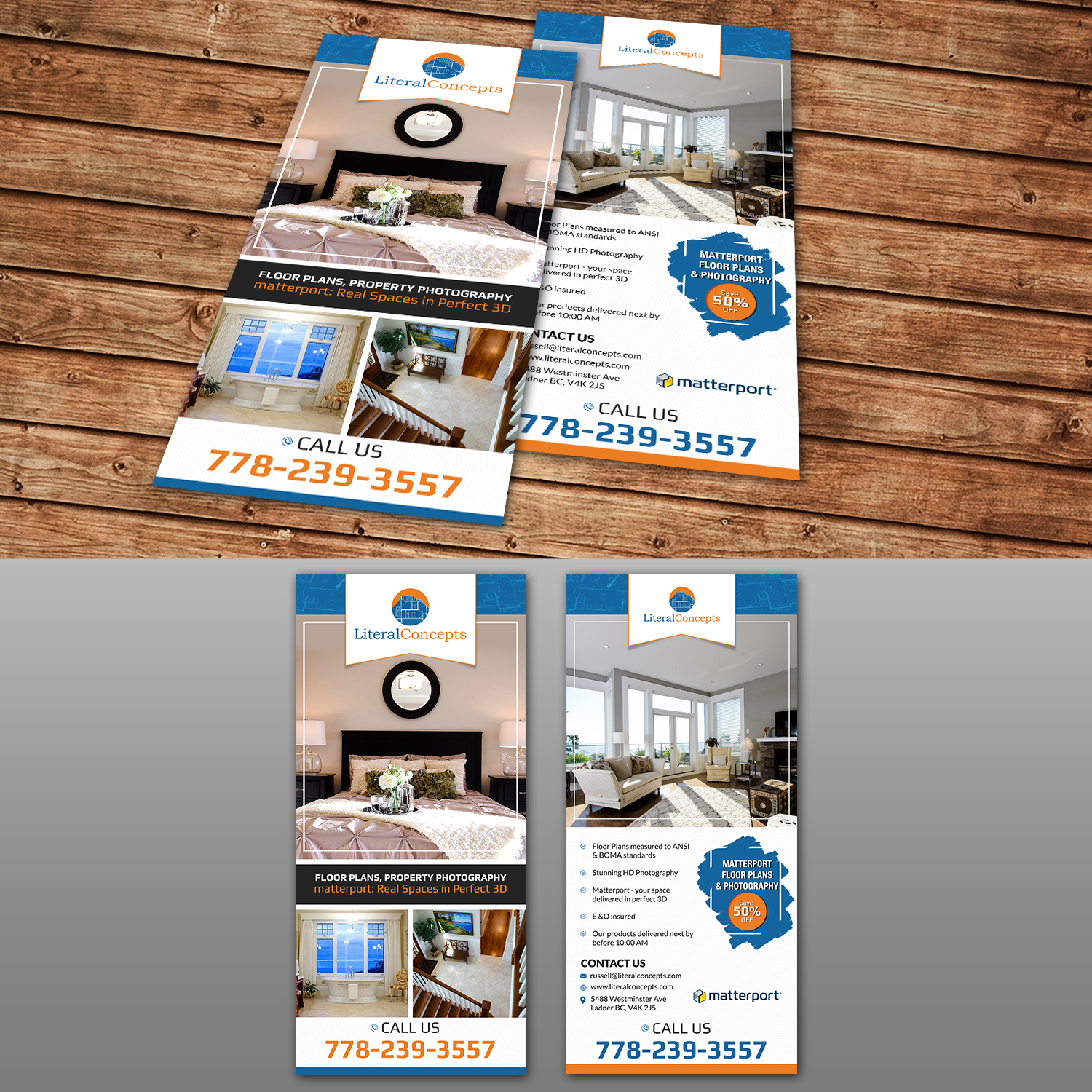 Broschüren-Design von debdesign für Literal Concepts | Design #17724823