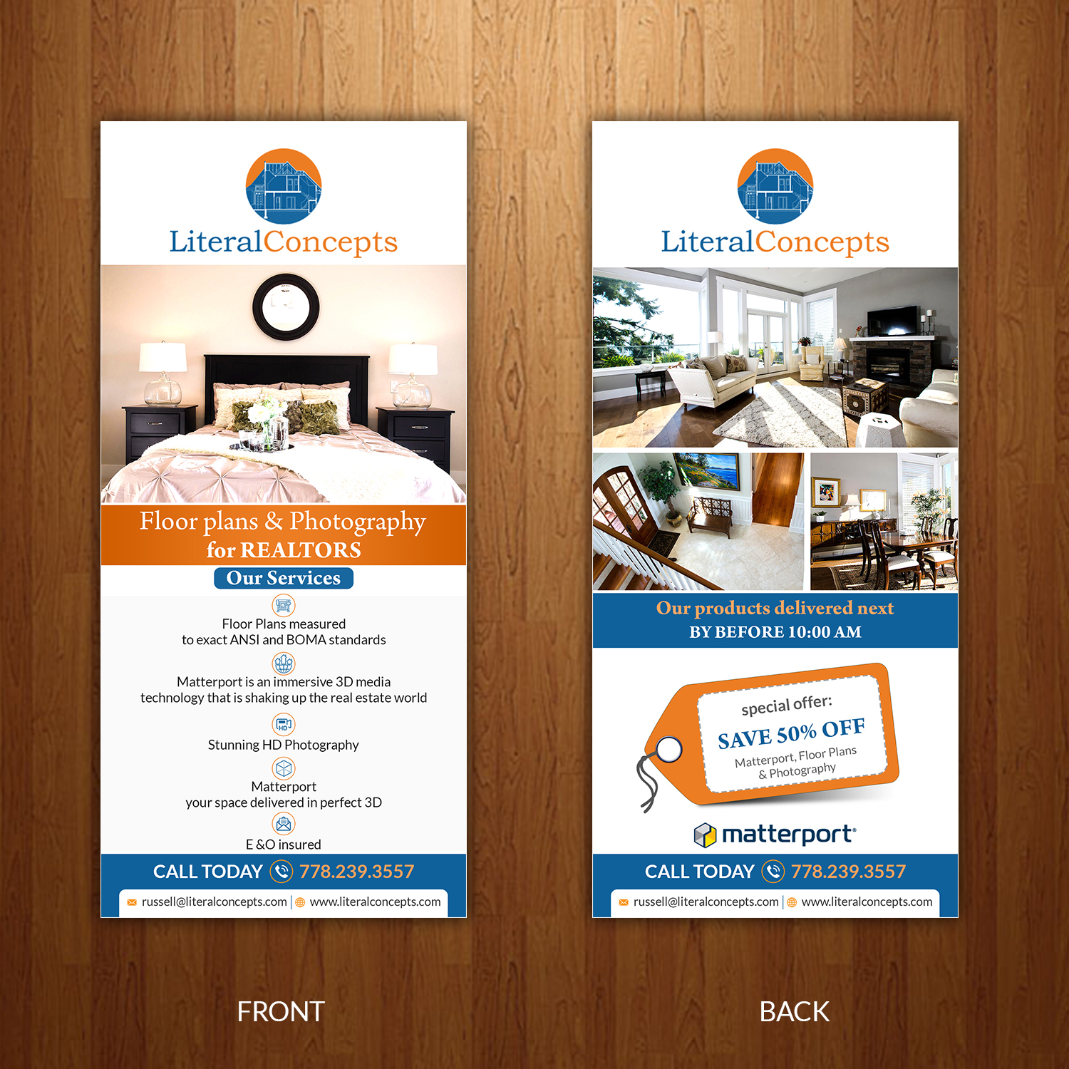 Diseño de Brochure por creative.bugs para Literal Concepts | Diseño #17920933
