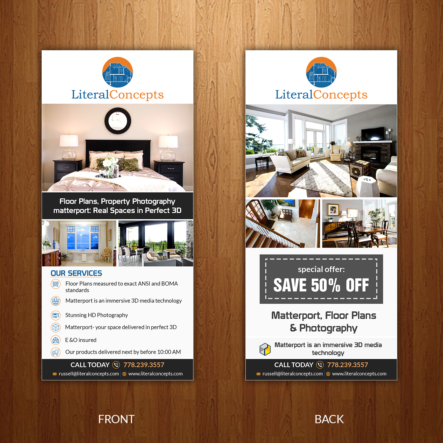 Diseño de Brochure por creative.bugs para Literal Concepts | Diseño #17978576