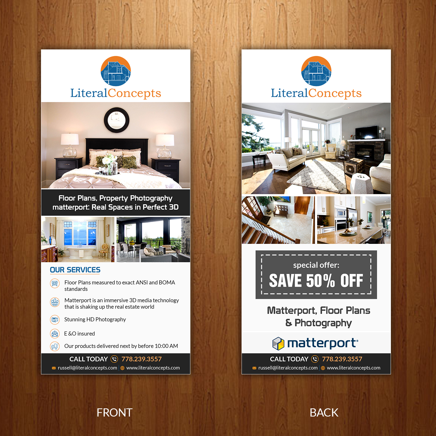 Broschüren-Design von creative.bugs für Literal Concepts | Design #18045045
