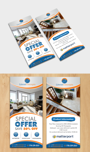 drafting business needs a 2 sided rack card design. Size specificaton | Diseño de Brochure por ecorokerz