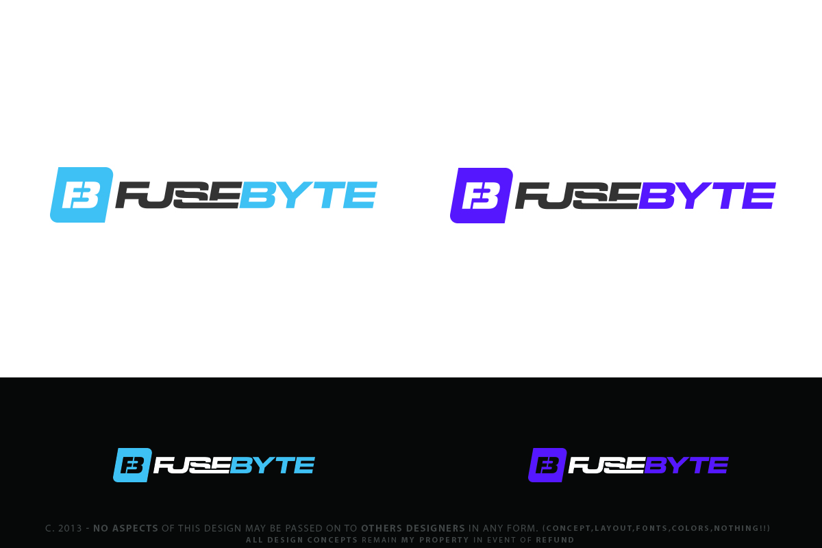 Logo and Business Card Design by Senseless for FuseByte | Design #2788311