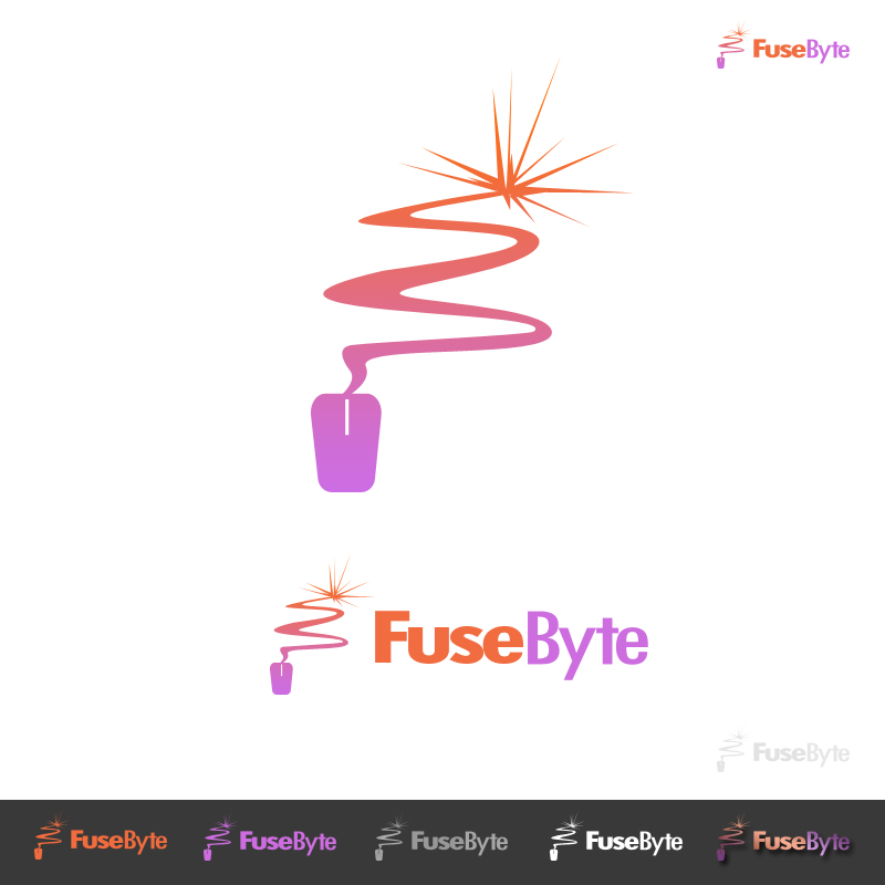 Logo and Business Card Design by ketoprofen for FuseByte | Design #2748300