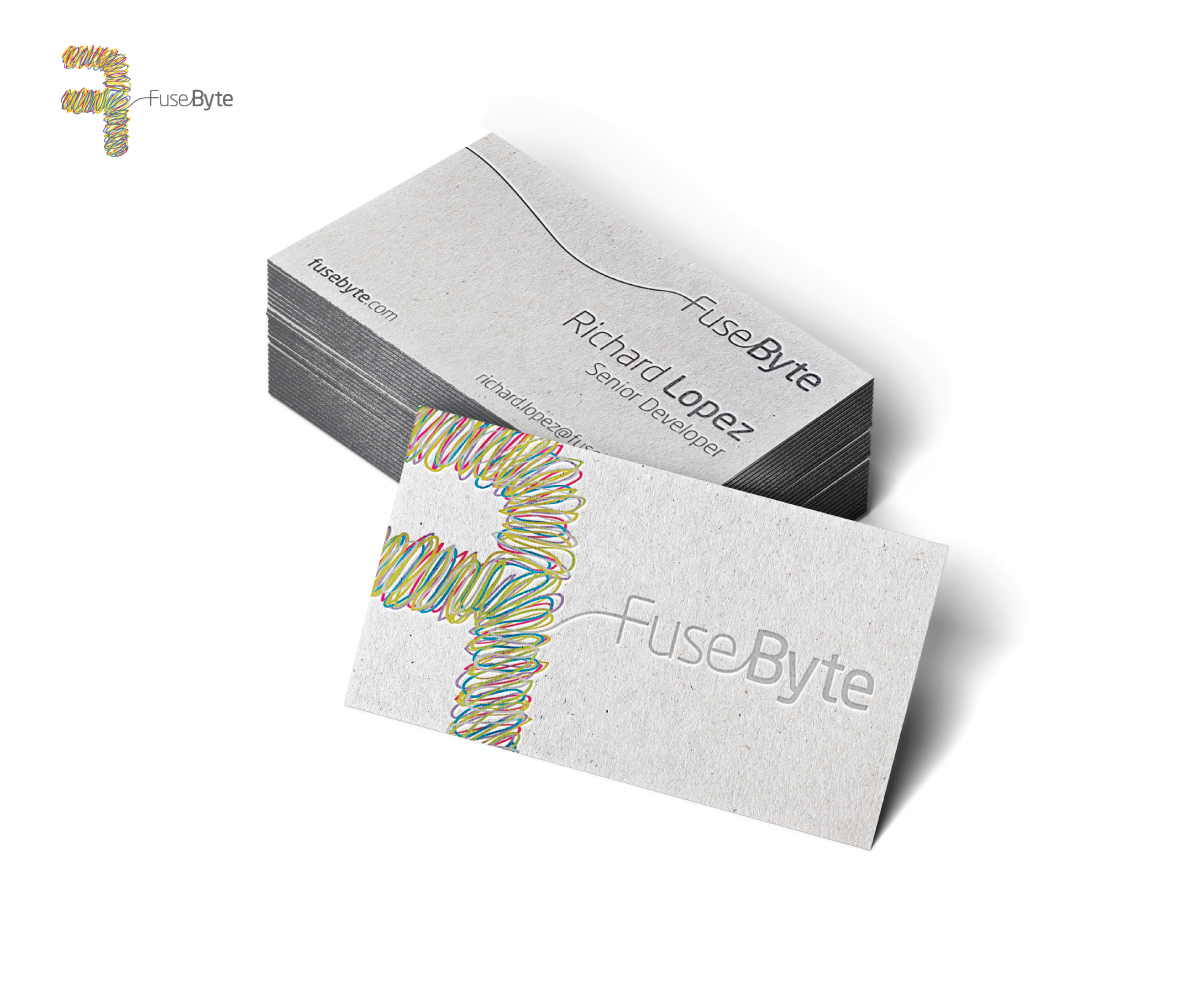Logo and Business Card Design by Ricardo Best  for FuseByte | Design #2775963