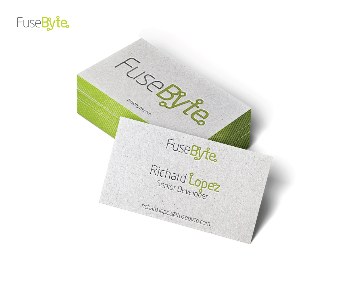 Logo- und Visitenkarten-Design von Ricardo Best  für FuseByte | Design #2788944