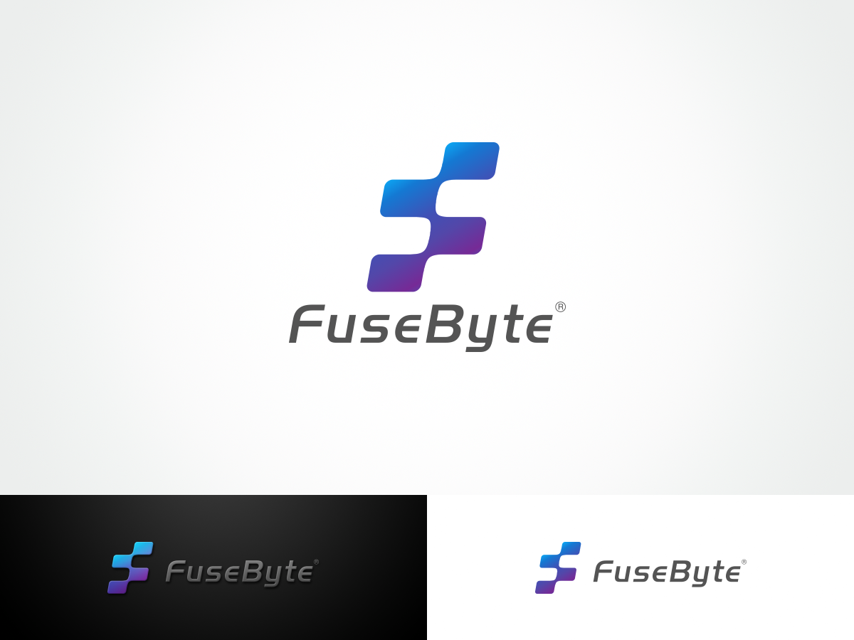 Logo and Business Card Design by Benjamin for FuseByte | Design #2785247