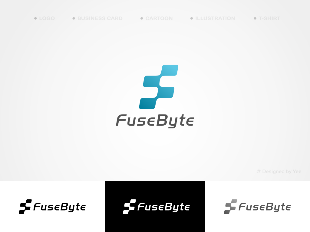 Logo and Business Card Design by Benjamin for FuseByte | Design #2790790