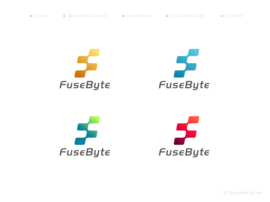 Logo and Business Card Design by Benjamin for FuseByte | Design #2790791