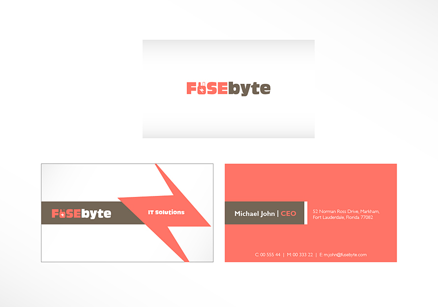Logo and Business Card Design by Appxone for FuseByte | Design #2774198
