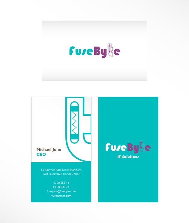 Logo and Business Card Design by Appxone for FuseByte | Design #2774200