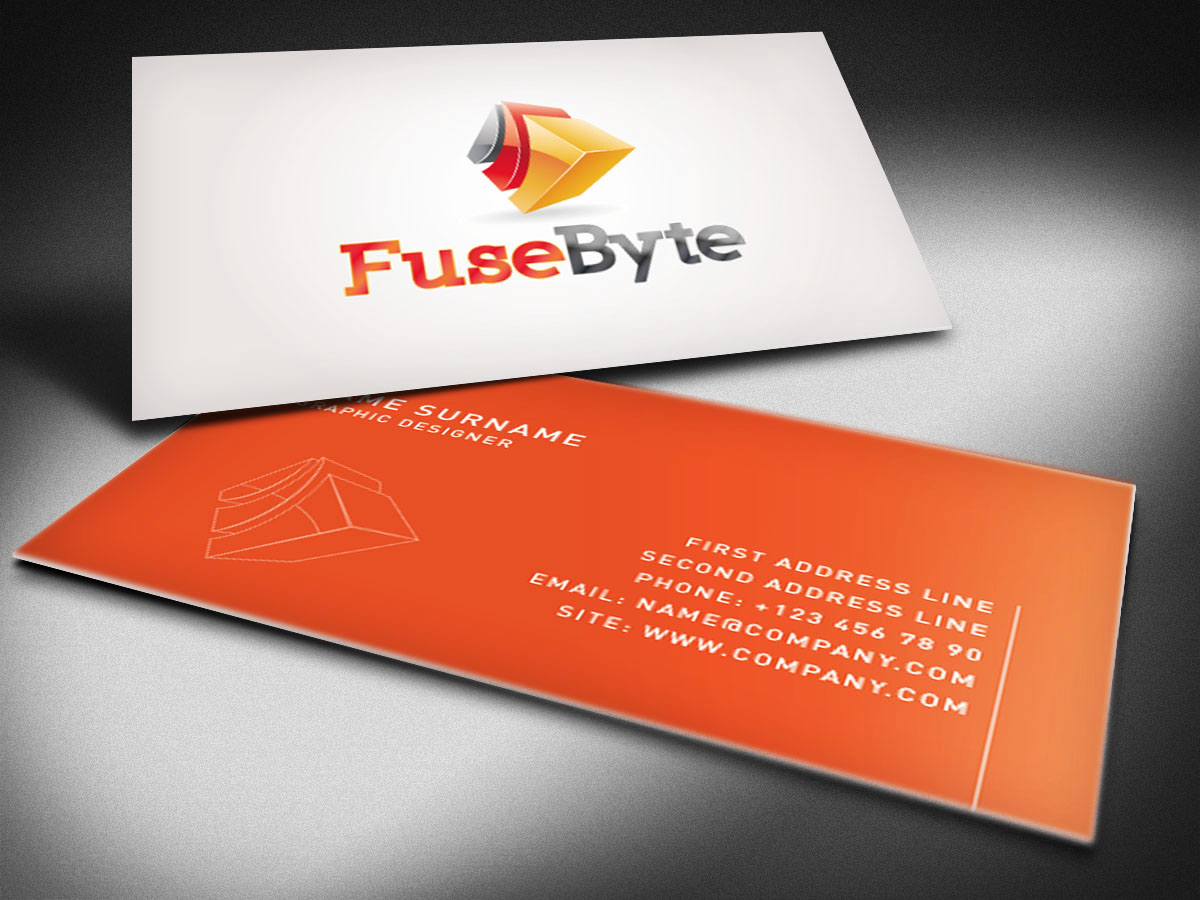 Logo and Business Card Design by pacedesign for FuseByte | Design #2814241