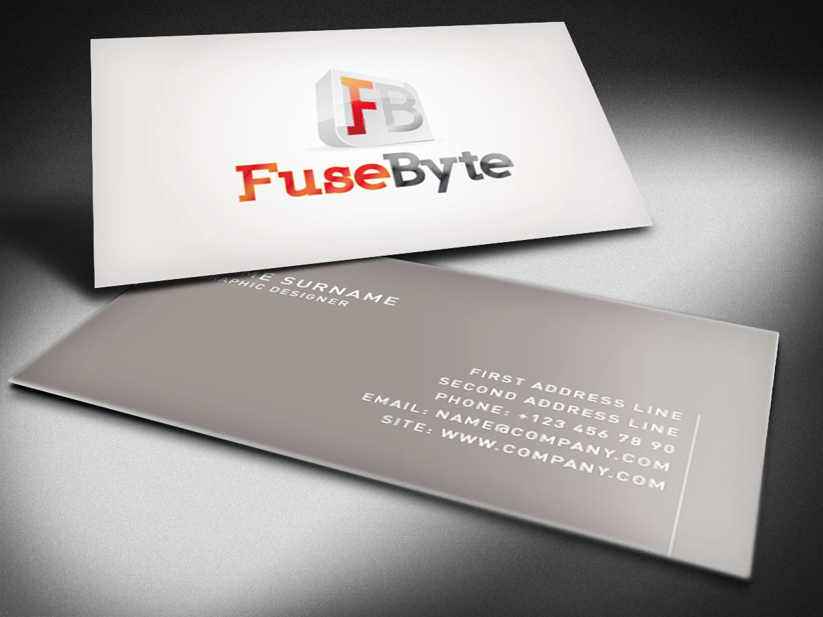 Logo and Business Card Design by pacedesign for FuseByte | Design #2814244