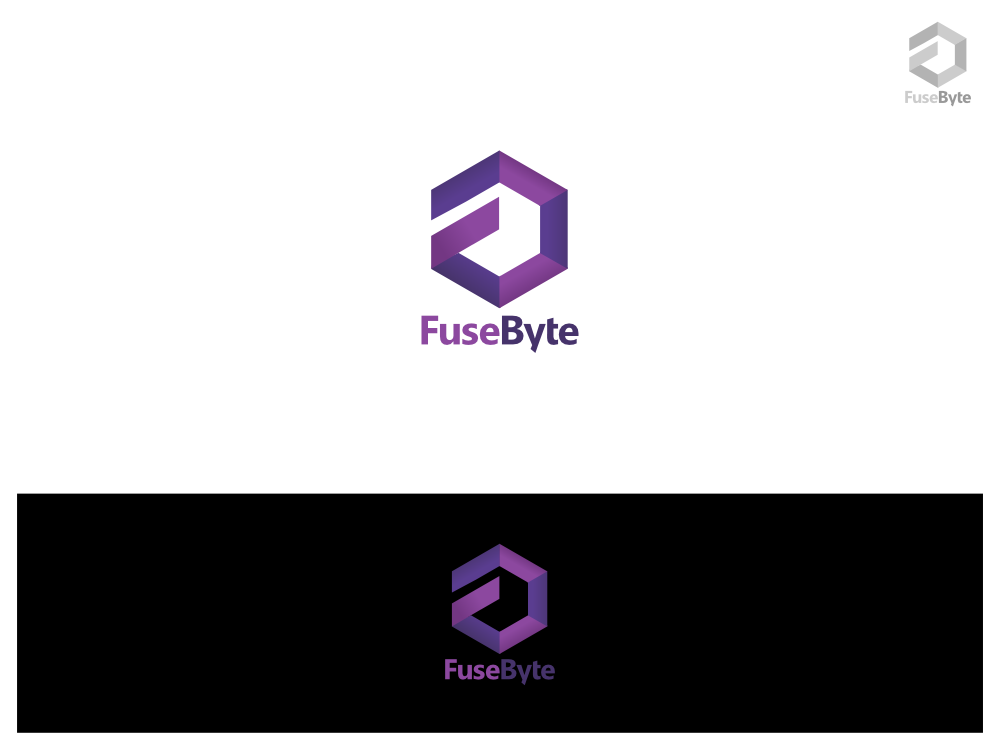 Logo and Business Card Design by ProOne for FuseByte | Design #2767762