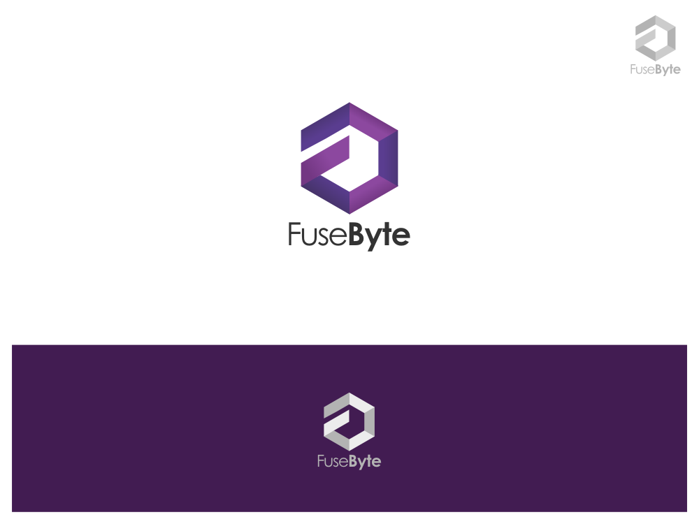 Logo and Business Card Design by ProOne for FuseByte | Design #2767926