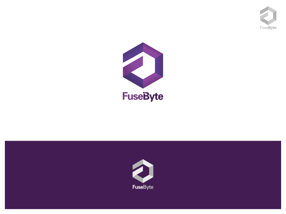 Logo and Business Card Design by ProOne for FuseByte | Design #2769401