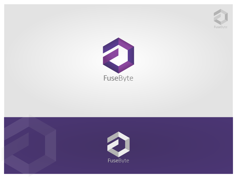 Logo and Business Card Design by ProOne for FuseByte | Design #2787029