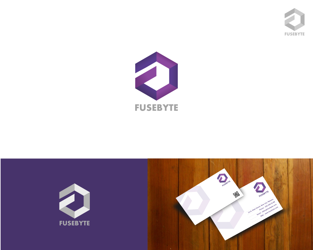 Logo and Business Card Design by ProOne for FuseByte | Design: #2799042