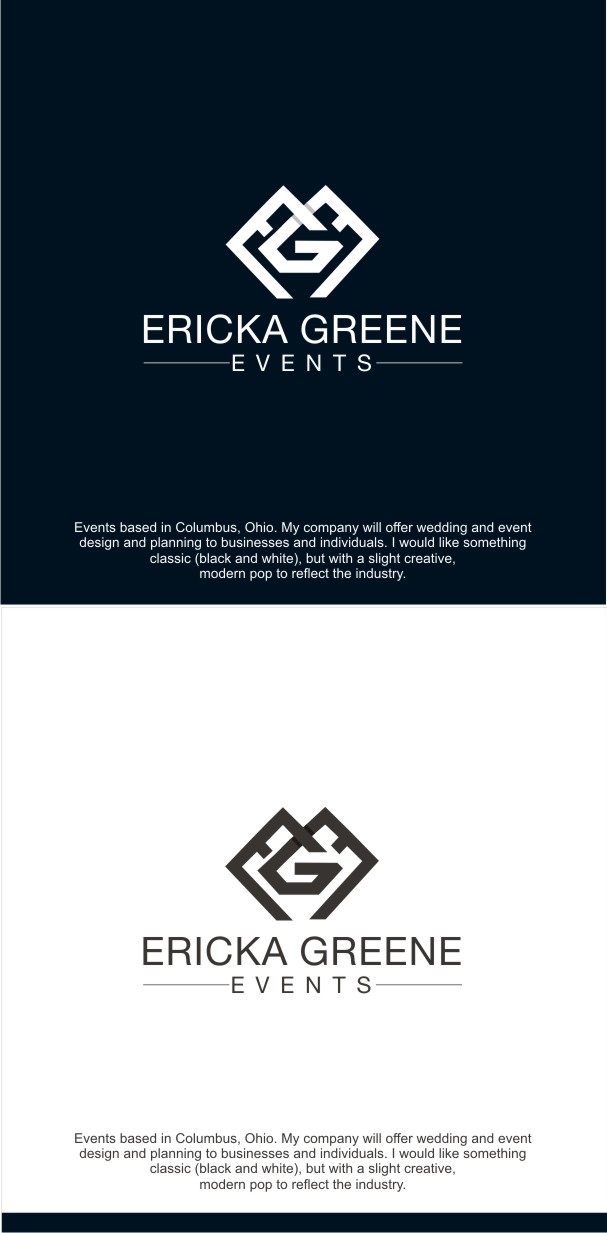 Logo Design by nutu for Ericka Greene Events | Design #17698884